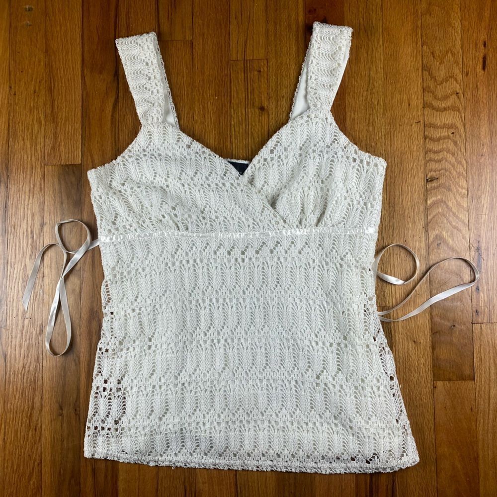 AB Studio Large White Y2K Tank - Picture 2 of 8